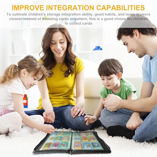 Miniatura 6 de Trading Ygo - Carpeta de tarjetas, se adapta a 900 tarjetas coleccionista de tarjetas, con 40 fundas extraíbles, juguetes regalos para niños y niñas