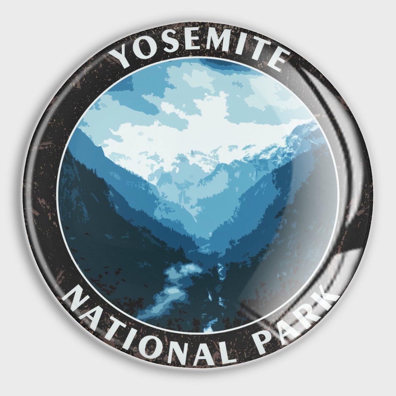 Aimants de Yosemite en verre, le cadeau idéal pour les passionnés de voyage