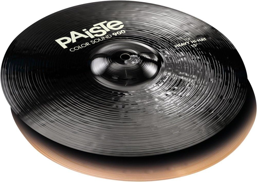 Paiste 15 Inches Color Sound 900 Black Hi-Hat Cymbals
