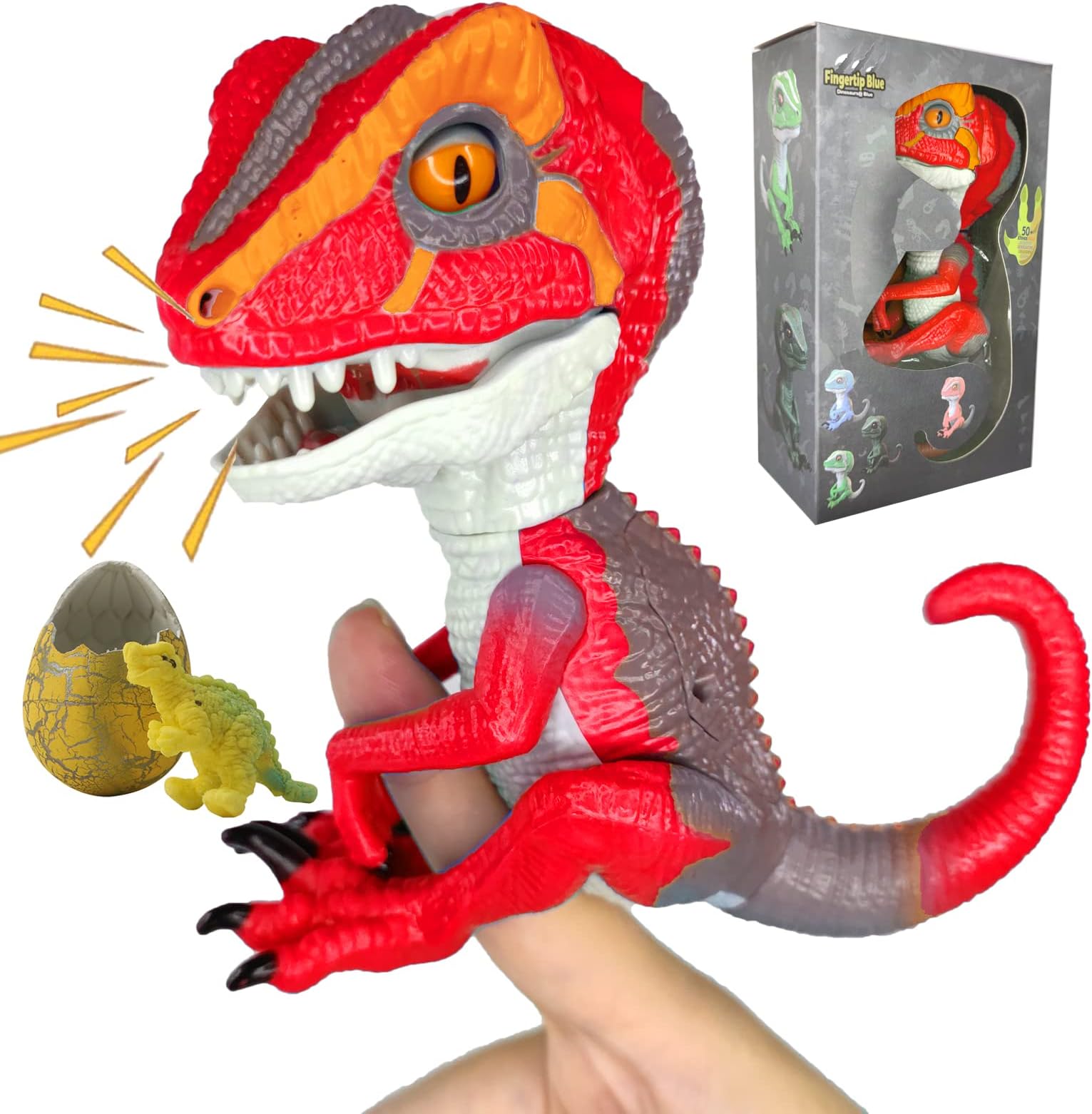 Dinosaurs for Boys - Untamed T-Rex - Interactive Collectible Dinosaur Mini for Girls - Ironjaw