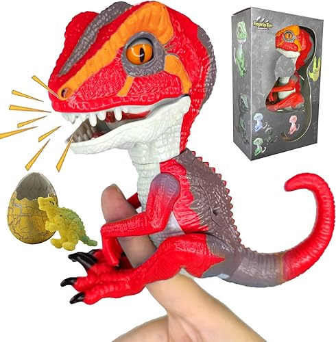 Dinosaurios para niños - Untamed T-Rex - Mini dinosaurio coleccionable interactivo para niñas - Ironjaw
