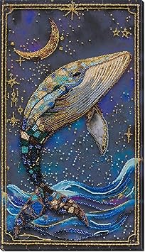 Wizardi Bead Embroidery Kit - Lord of the Depths. Colorful Beads, Beading Needles. DIY Kit. Embroidery for Beginners. Home Decor. AB-942 Abris Art