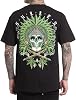 Sullen Mens Chiefin 420 Capsule Tattoo Lifestyle Graphic Standard Short Sleeve Tee Black