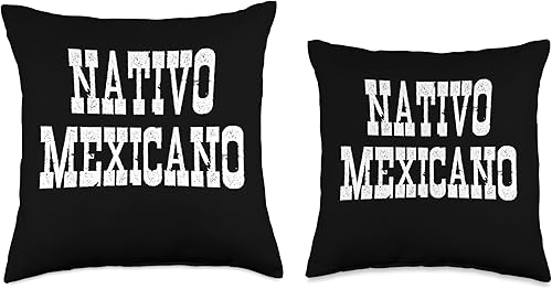 Vista 3 de Mexican Born United States Mexico Citizen Spanish Mexican American Native Citizen Mexico Nativo Mexicano Women Throw Pillow, 16x16, Multicolor