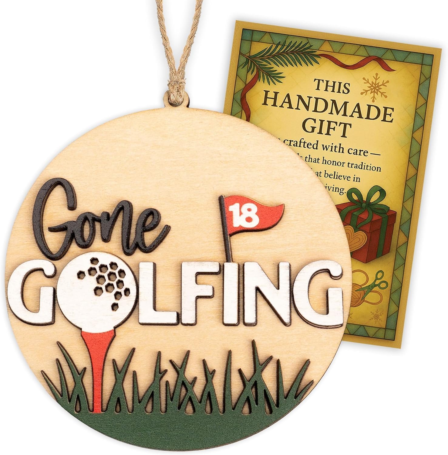 Golf Lover Ornament, Golf Ornaments for Christmas Tree 2025, Christmas Ornaments 2025, Unique Golf Ornament Gift for Men and Women, Holiday Tree Decorations for Sports Fans, Golf Gift - Image 6