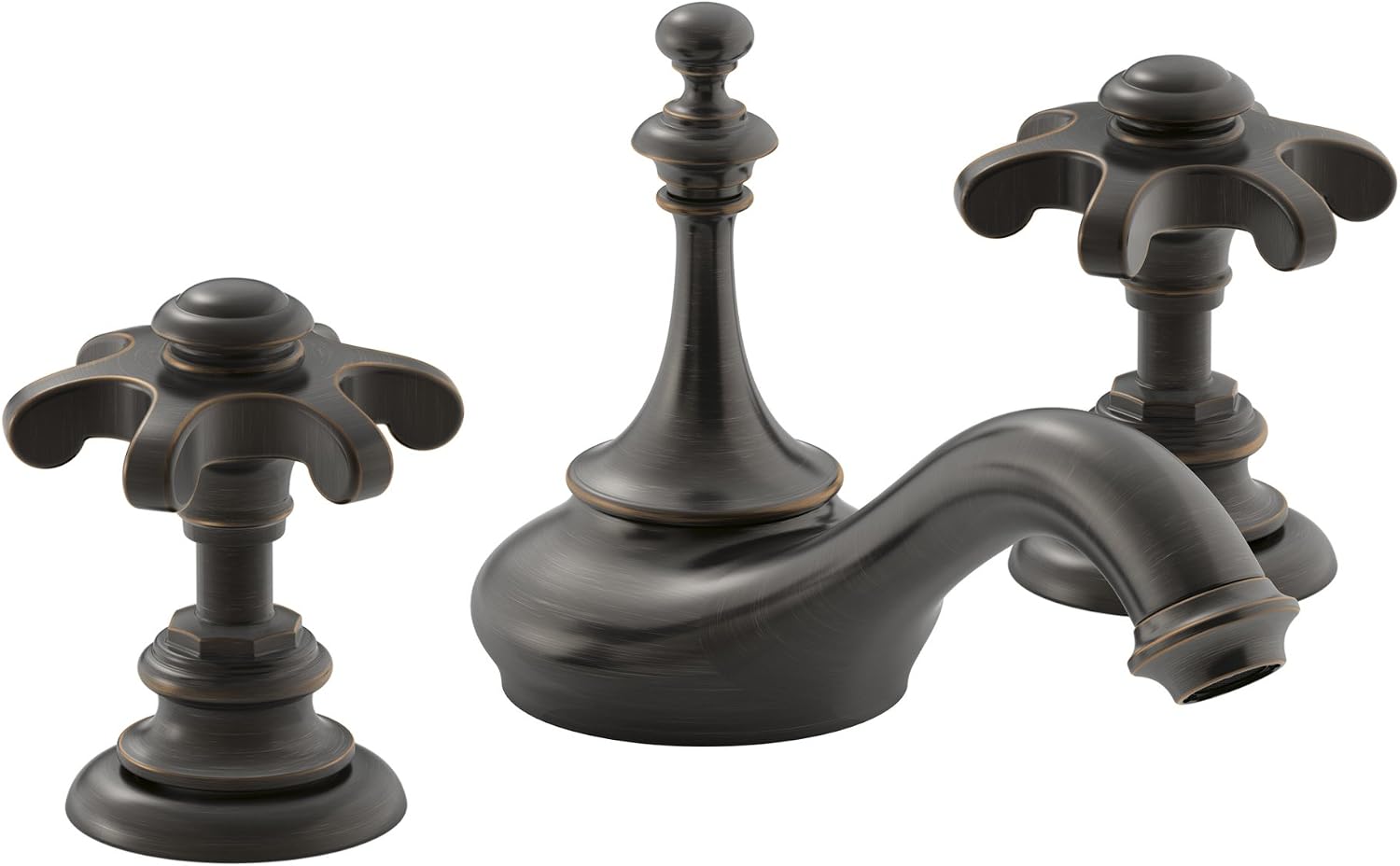 50% Off Discount KOHLER K-72758-2BZ Artifacts Bathroom sink spout with Tea design, Less Handles, Oil-Rubbed Bronze
