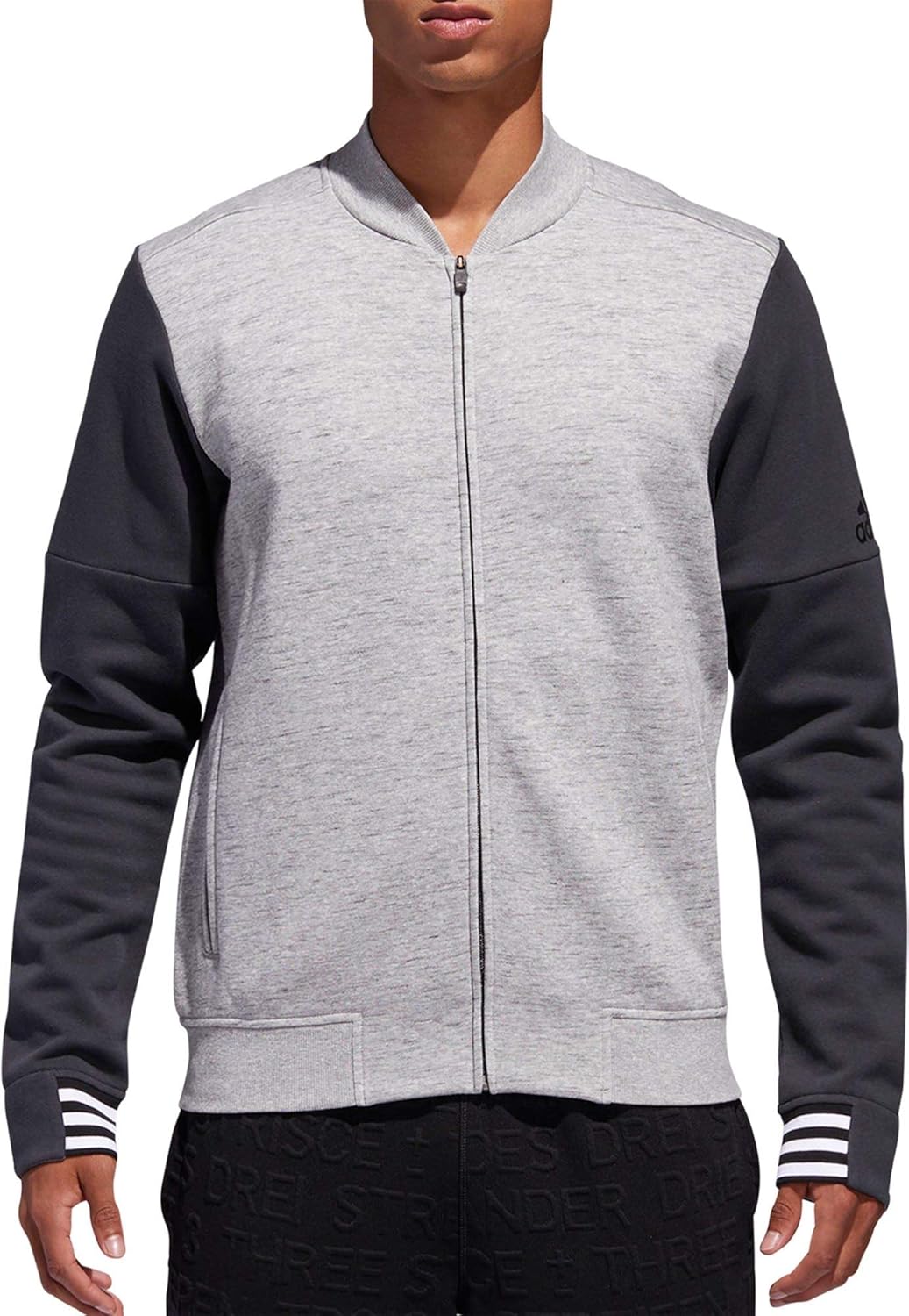 Adidas men's post game fleece bomber jacket Clearance
