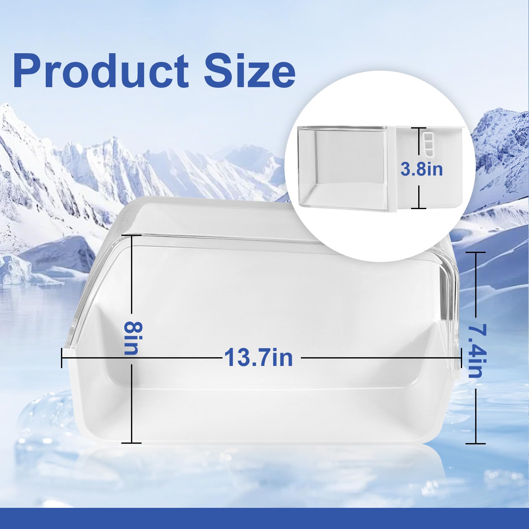 Amazon.com: DA97-12650A Refrigerator Door Shelf Bin Basket Right