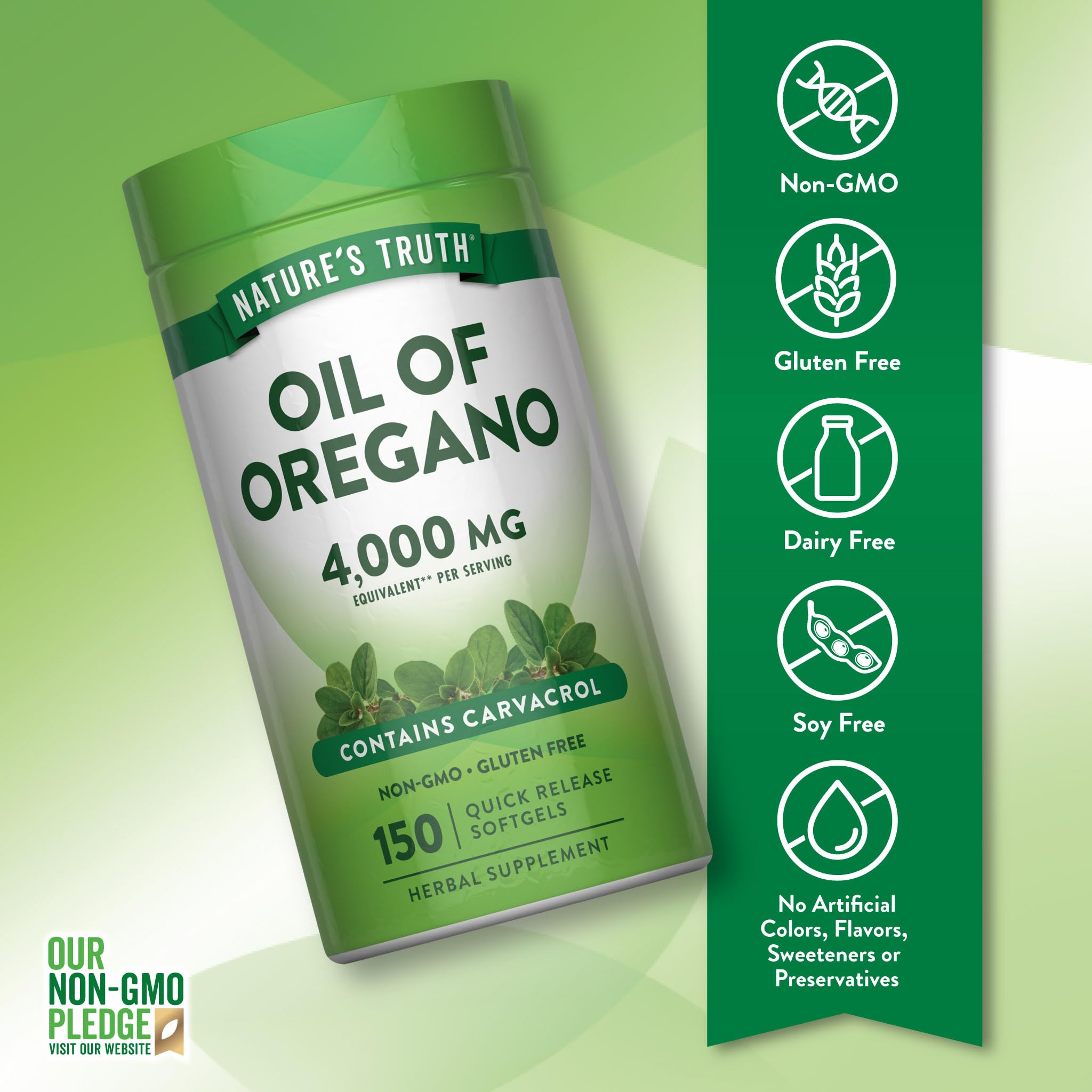 Nature's Truth Oil of Oregano Softgels | 150 Count — Amazon image 3