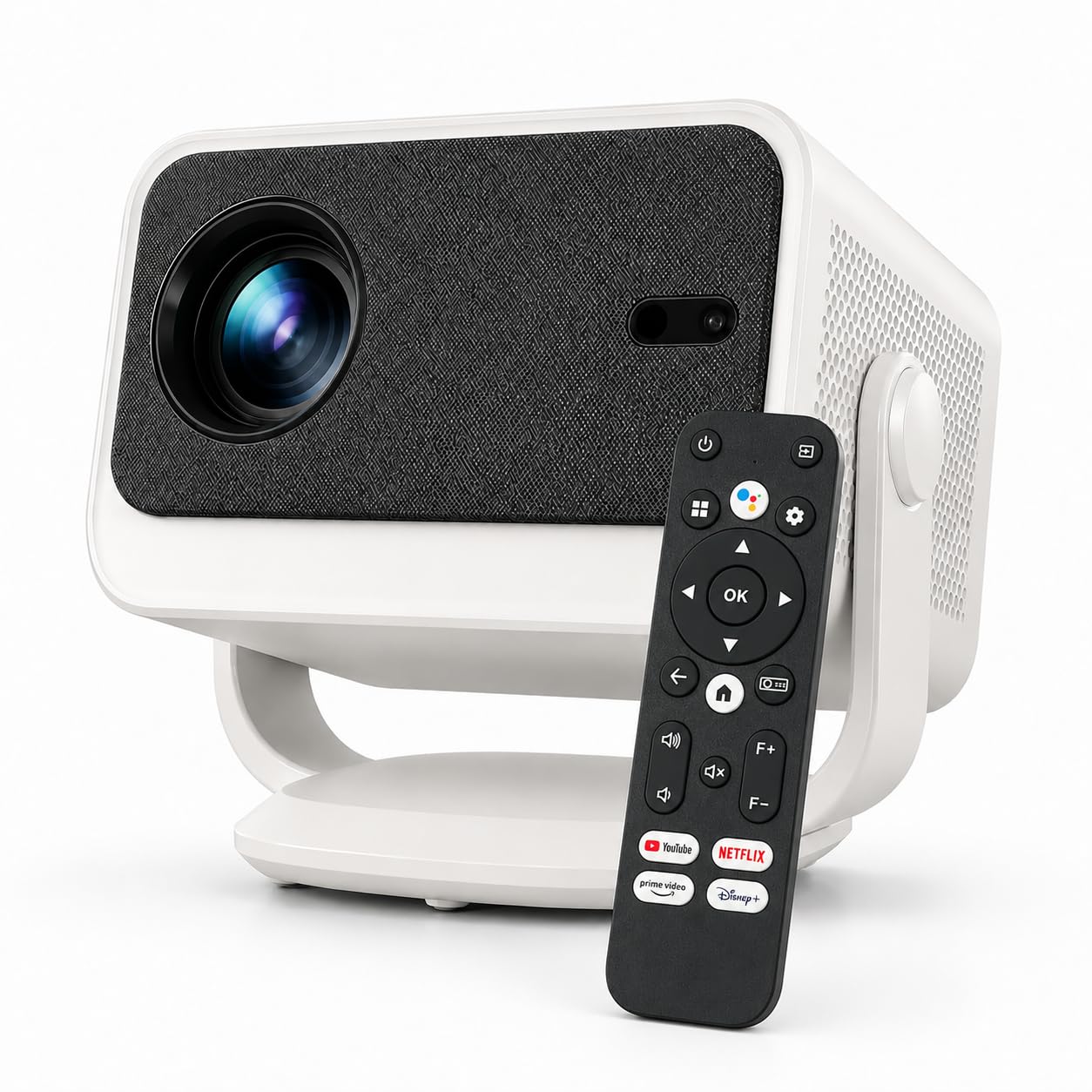Neo GTV Smart Android Google TV Projector FHD 4k Support with 1080P Native, 20000 Lumens, Auto Focus, Auto Keystone, WiFi 6 Bluetooth 5.4, 270 Degree Rotatable Home Projector-image-29