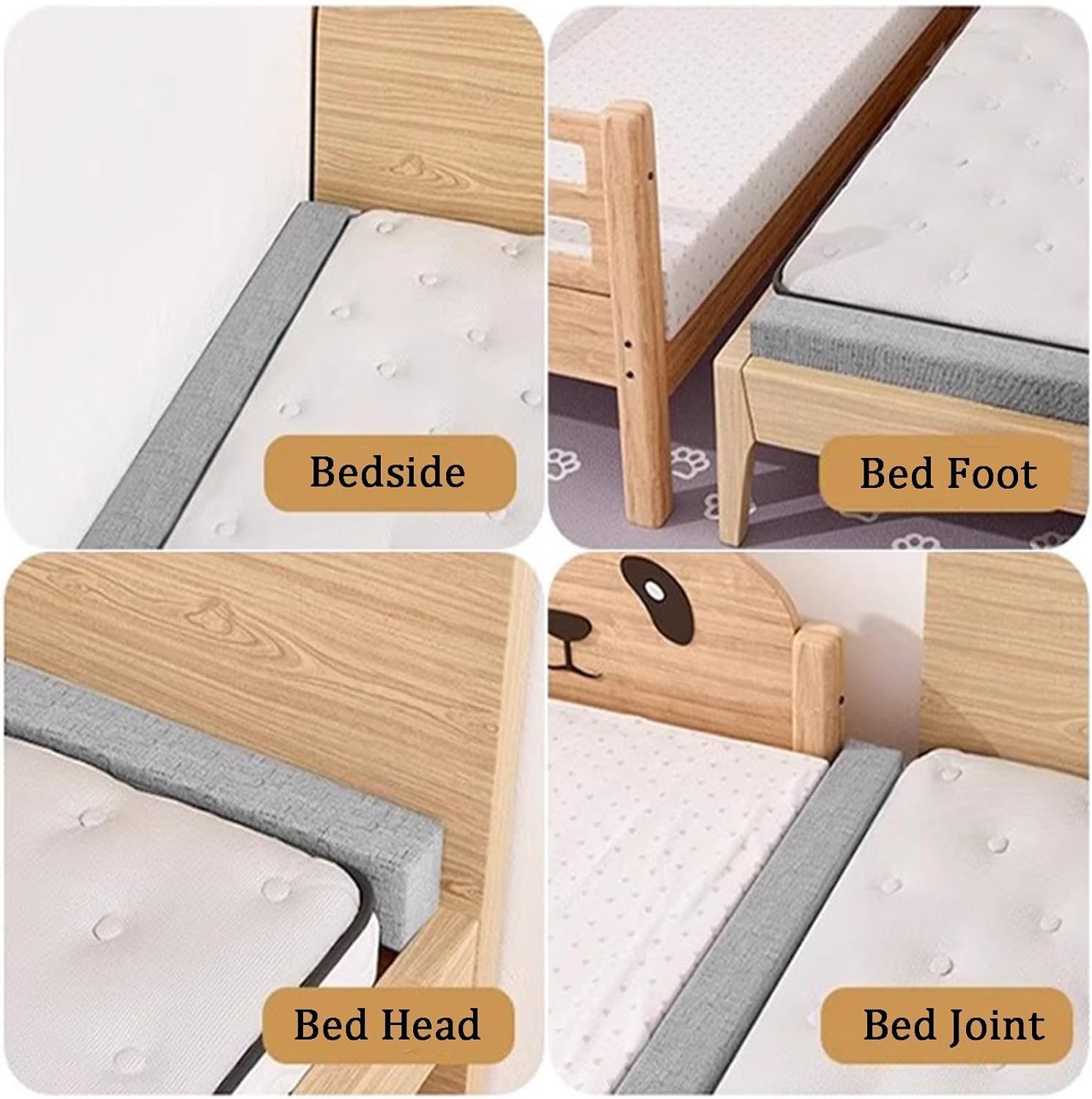 Individuelle lückenfüller liebesbrücke für matratzen ritzenfüller bettritzenfüller Mit Abnehmbarem Bezug Twin-zu-Einzel-/Doppel-/Kingsize-Bett