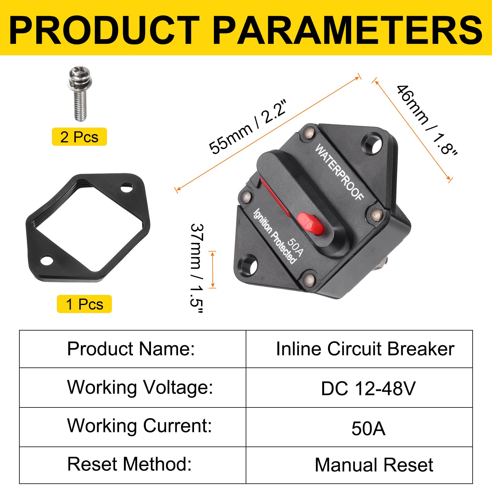 DMiotech 50A Circuit Breaker - Image 2