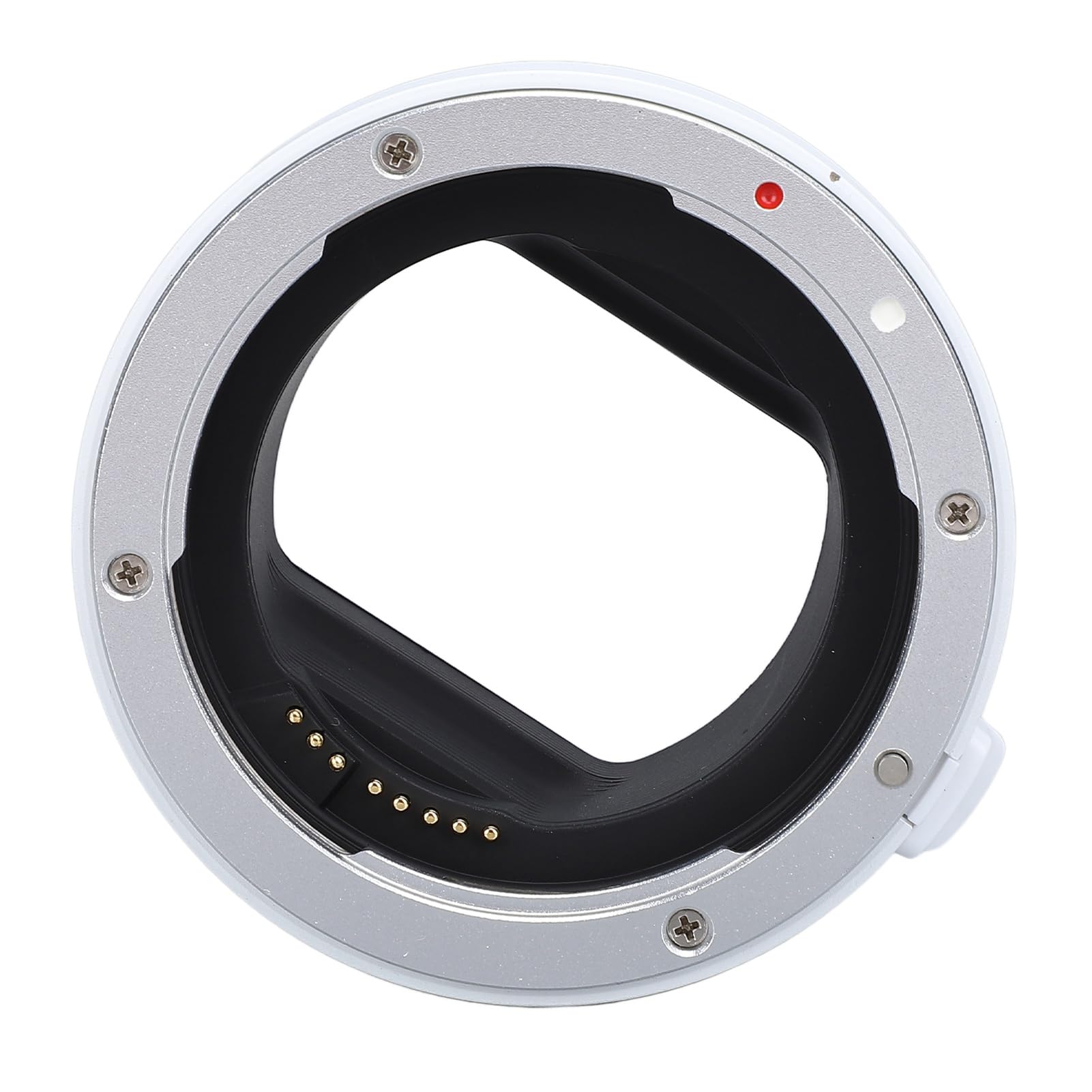 Fabater Adattatore per Obiettivo, Messa a Fuoco Automatica Anti-vibrazione Convertitore da EF a R in Lega di Alluminio con Contatti Elettronici in Metallo per Fotocamere Mirrorless R7 R6 R10 R5C R3