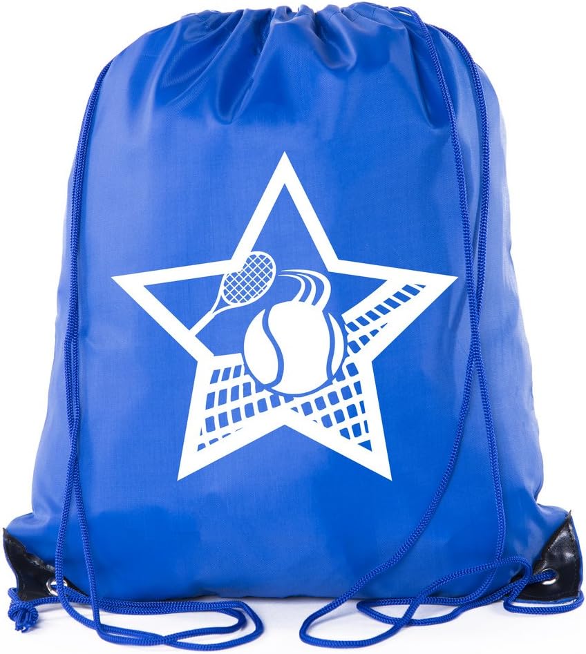 Mato & Hash Tennis Backpacks| Tennis Drawstring bags for Camp, Parties, and Fundraisers! - 10PK Forest Green CA2500Tennis S2