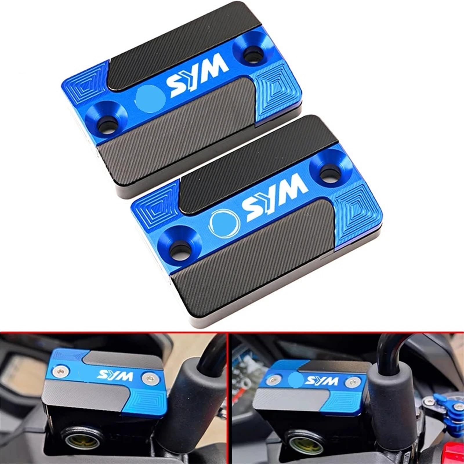Adatto for SYM CRUISYM 300 GTS 300i GTS300i JOYMAX Z300 JETX 125 150 Accessori SYM Serbatoio freno anteriore Coperchio serbatoio fluido Coppa olio(Ivory)