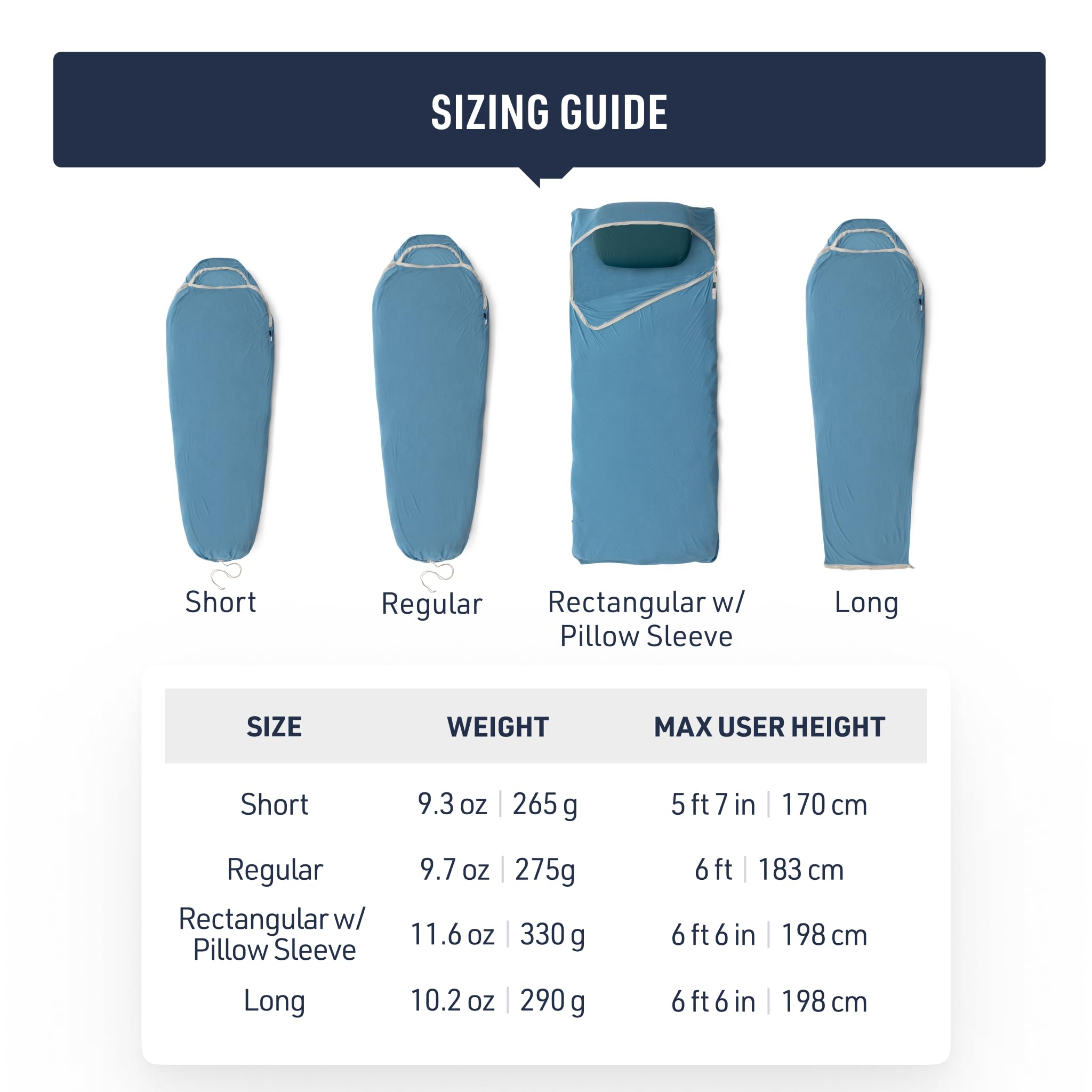 Sea to Summit Breeze Liner - Rettangolare w/Cuscino