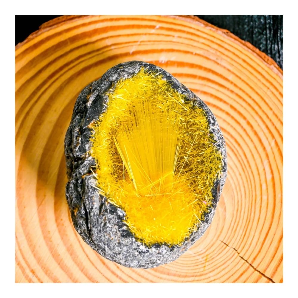 100-150 g 1 Pieza de Huevos de geoda Amarilla