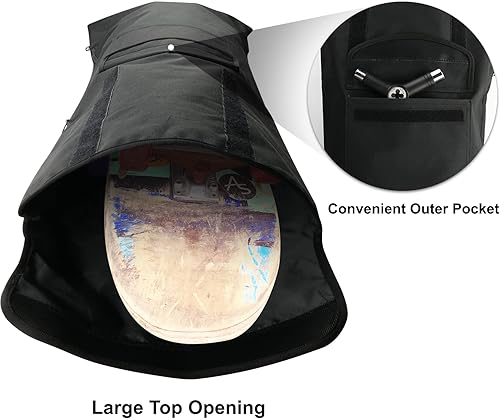 Miniatura 6 de Cosmos Bolsa para patineta – Mochila para monopatín y bolsa de transporte de viaje con bolsillo exterior, correa ajustable para estándar, mini