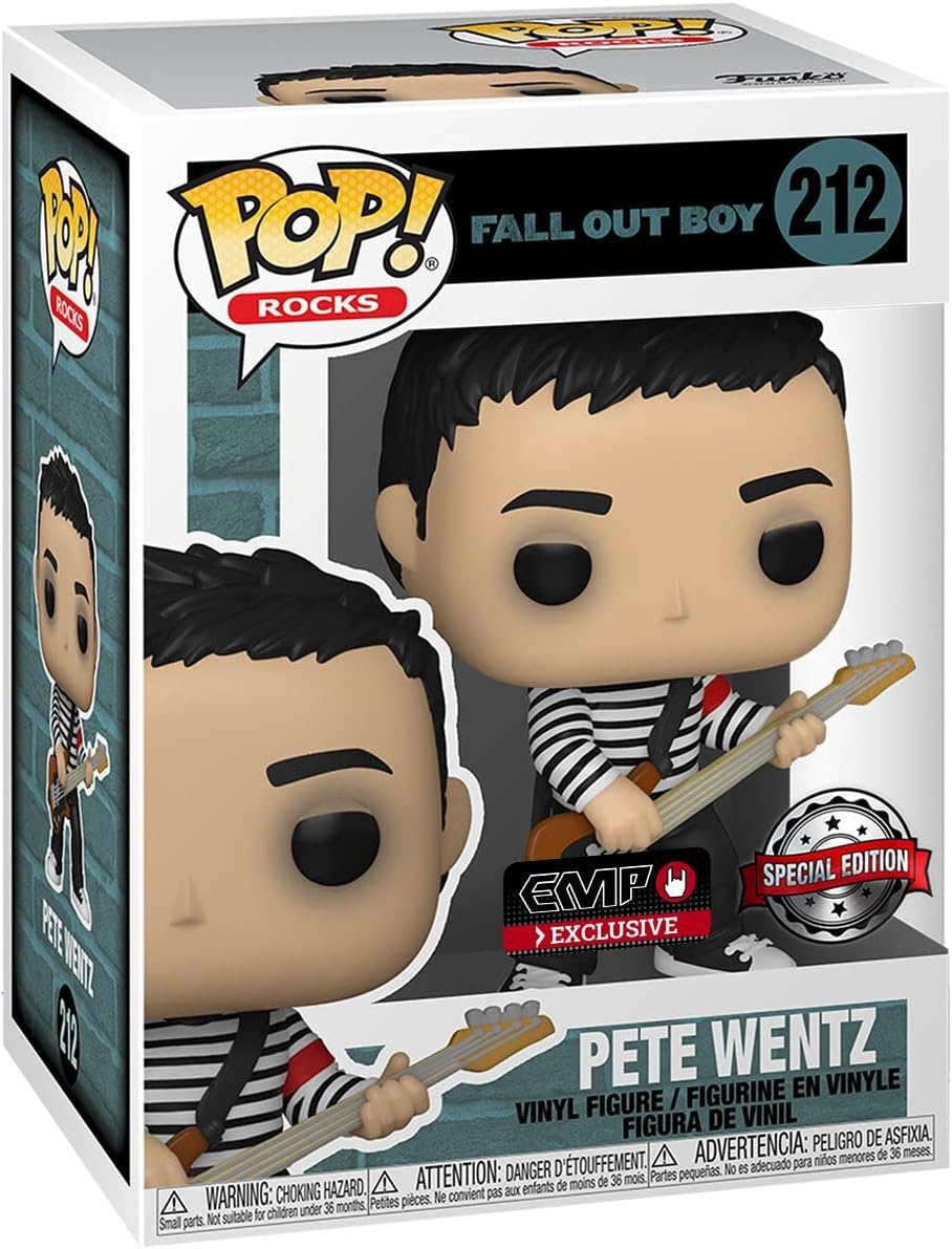 Fall Out Boy Pop! Rocks Pete Wentz Vinyl Figure Hot Topic Exclusive