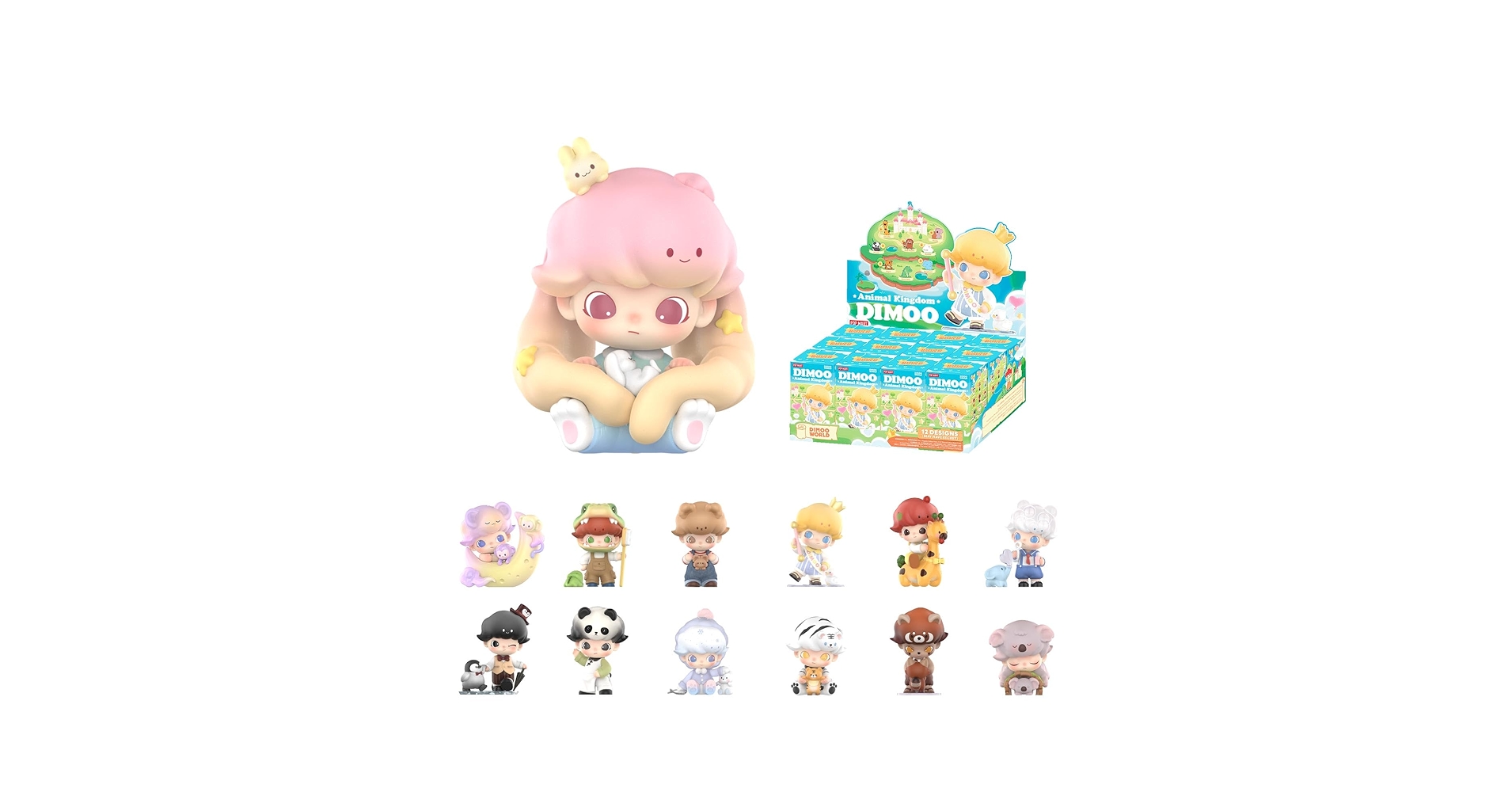 DIMOO AnimalKingdomシリーズ 全種セット DIMOO Animal Kingdom Series Figures - POP MART (Hong Kong