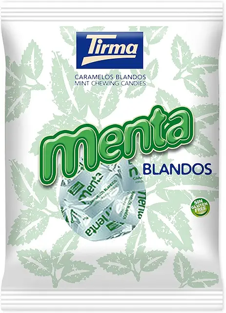 Bonbons Tirma à la menthe 125g - Friandises sans gluten végétaliennes