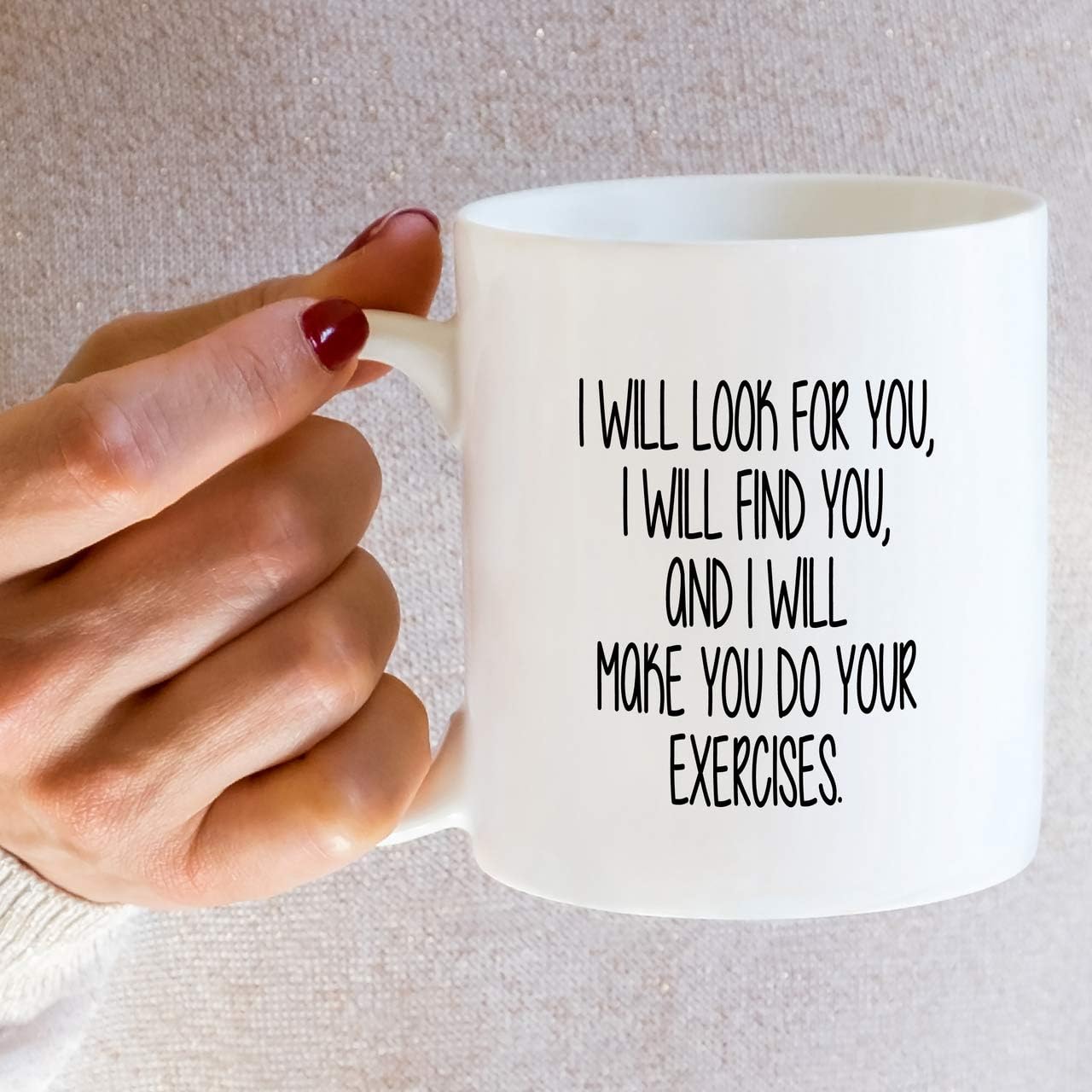 Retreez Funny Mug - I Will Make You Do Exercises Physical Therapy Therapist Physiotherapist 11 Oz Ceramic Coffee Mugs - Sarcasm, Inspirational birthday gifts for friends, coworkers, him her dad mom - Image 5