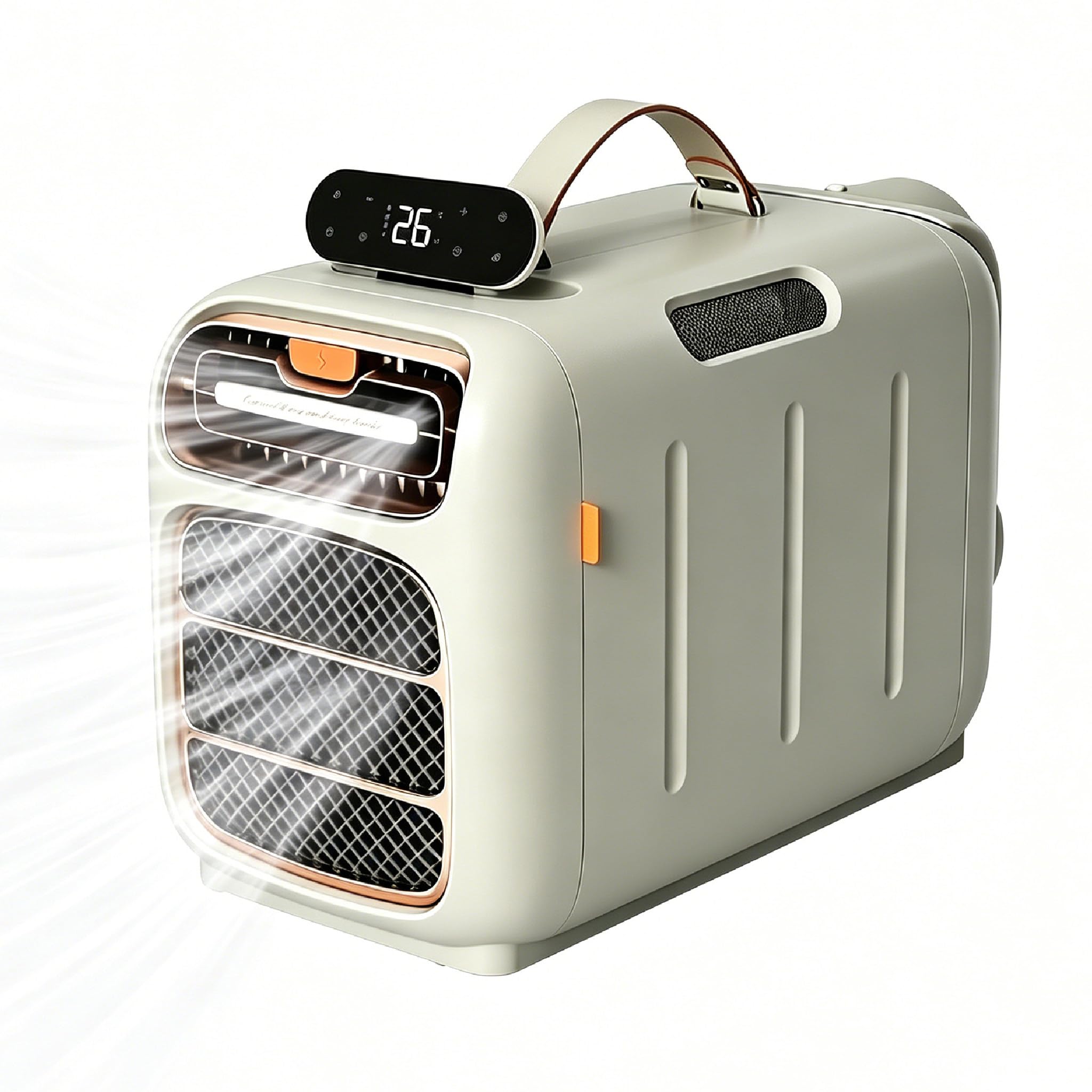 pedenencelia 4800 BTU Portable Air Conditioner, 4-in-1 Camping AC Unit with Fan, Tent Air Conditioner, Energy Saving, 24H Timer, No Drainage Required and Remote Control for RV Van Tent