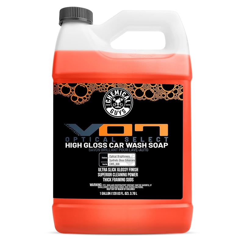 Sabonete automotivo espumante Hybrid Foaming High Gloss Car Wash Soap Chemical Guys, laranja, 3,79 L