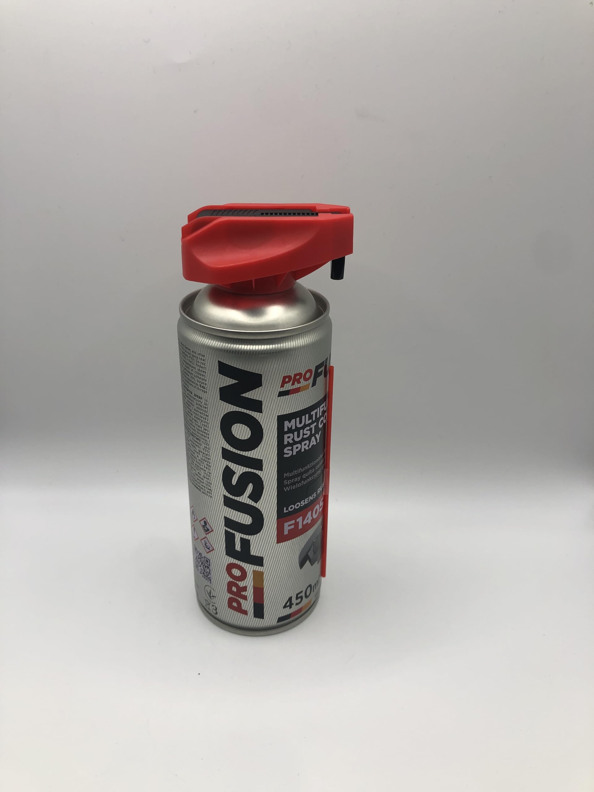 ProFusion Aceite Lubricante Multiusos Pack de 12 - para Liberar Conexiones, Piezas Atascadas y Oxidadas - Evita la Formación de Corrosión - Detergente para Microfisuras y Grasa Lubricante - 450 ml