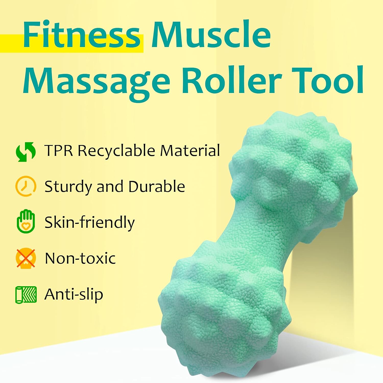 Massage Ball - Lacrosse Yoga Massage Therapy Ball, Double Massage Ball Roller for Deep Tissue, Trigger Point Therapy, Myofascial Release, Muscle Knots, Muscle Tension Sore : Health & Household