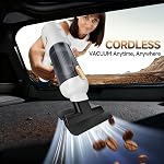Car Vacuum Cleaner Cordless Powerful, 24000PA Handheld Vacuum Portable, Mini Vacuum with 3 Modes, LED Display, One-Click Empty, Rechargeable Duster/Blower/Pump Hand Vacuum for Car, Home,Office
