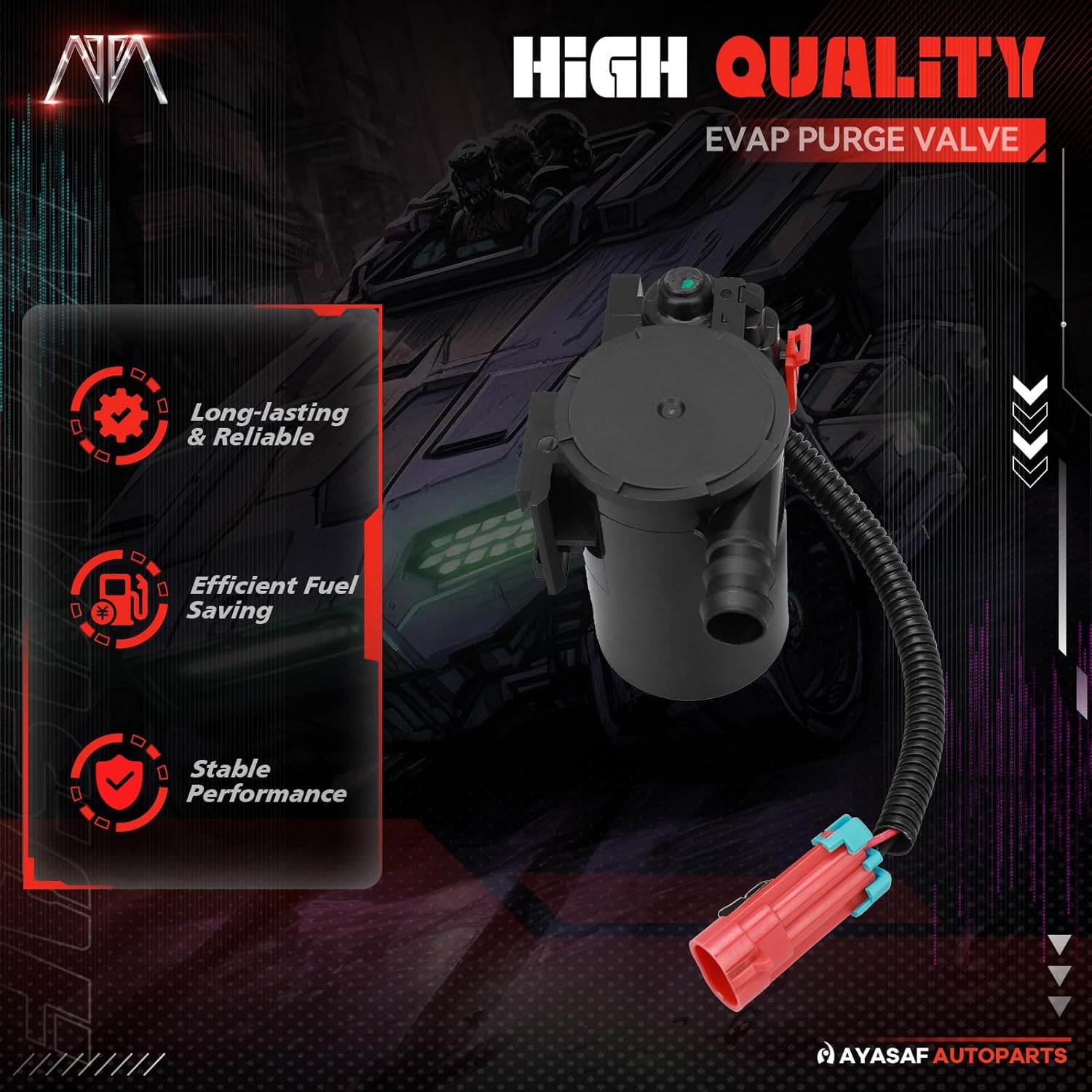 MAYASAF 911-237 Vapor Canister Vent Solenoid Valve - Fit for Chevy Silverado 1500/2500/3500 & Classic, GMC Sierra 1500/2500/3500 & Classic