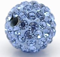 Vista 21 de Bolas de discoteca de 0.394 in de cuentas de arcilla de cristal checo Shamballa pavimenta calidad premium