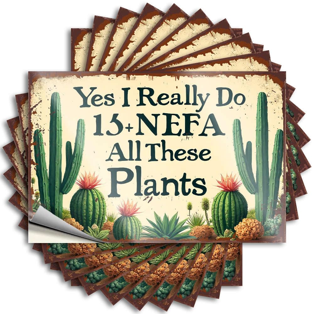 Decal Farm Kitchen Decor Peel and Stick - Yes, I Really Do. 15+ Nefa All These Plants. Tumbler Fluffy Waterproof Vinyl for Western(6X9CM)