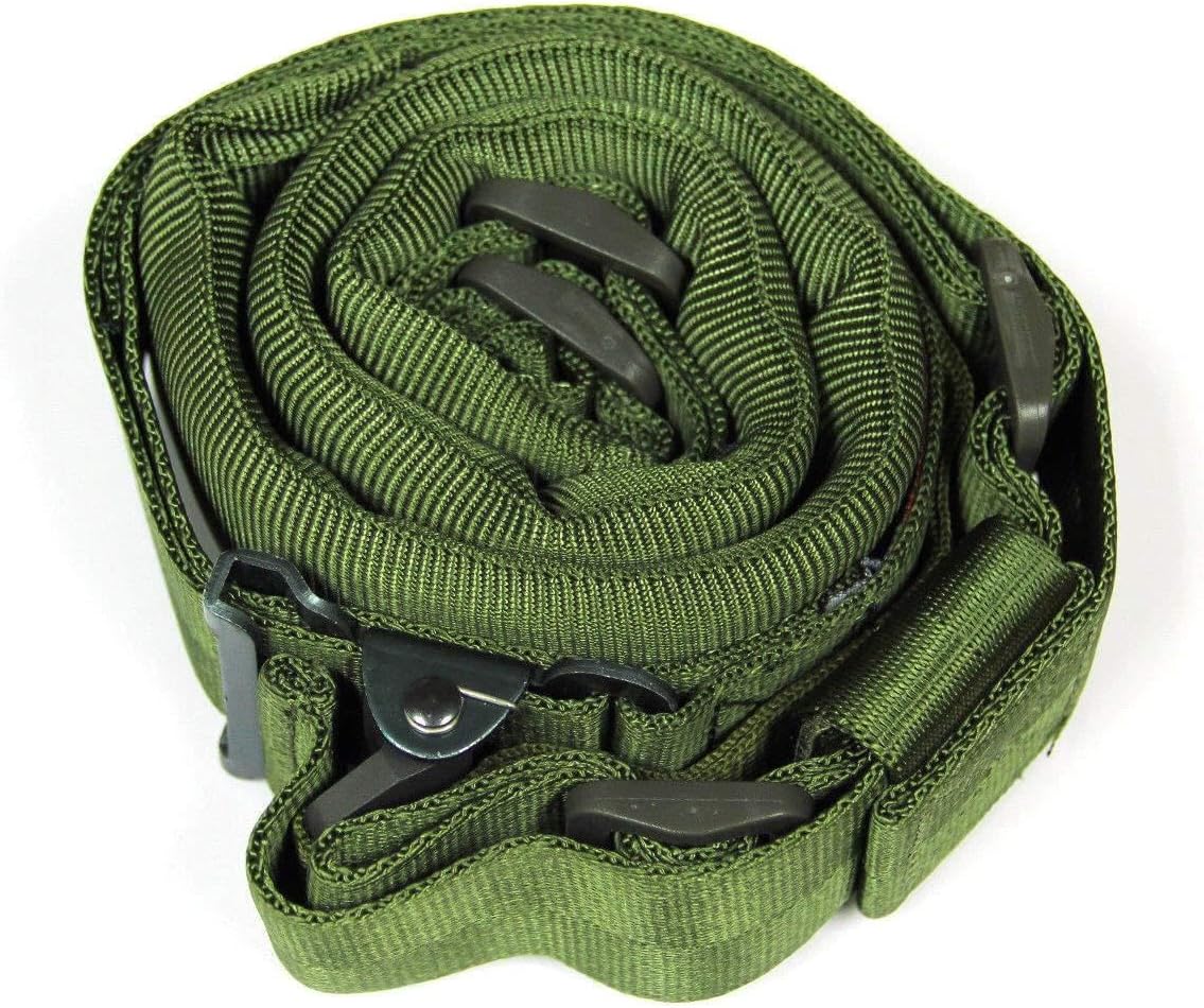 GEC Tactics Wide Padded Quick Adjust Sling, 2 Point Hunting Sling with Metal Buckle