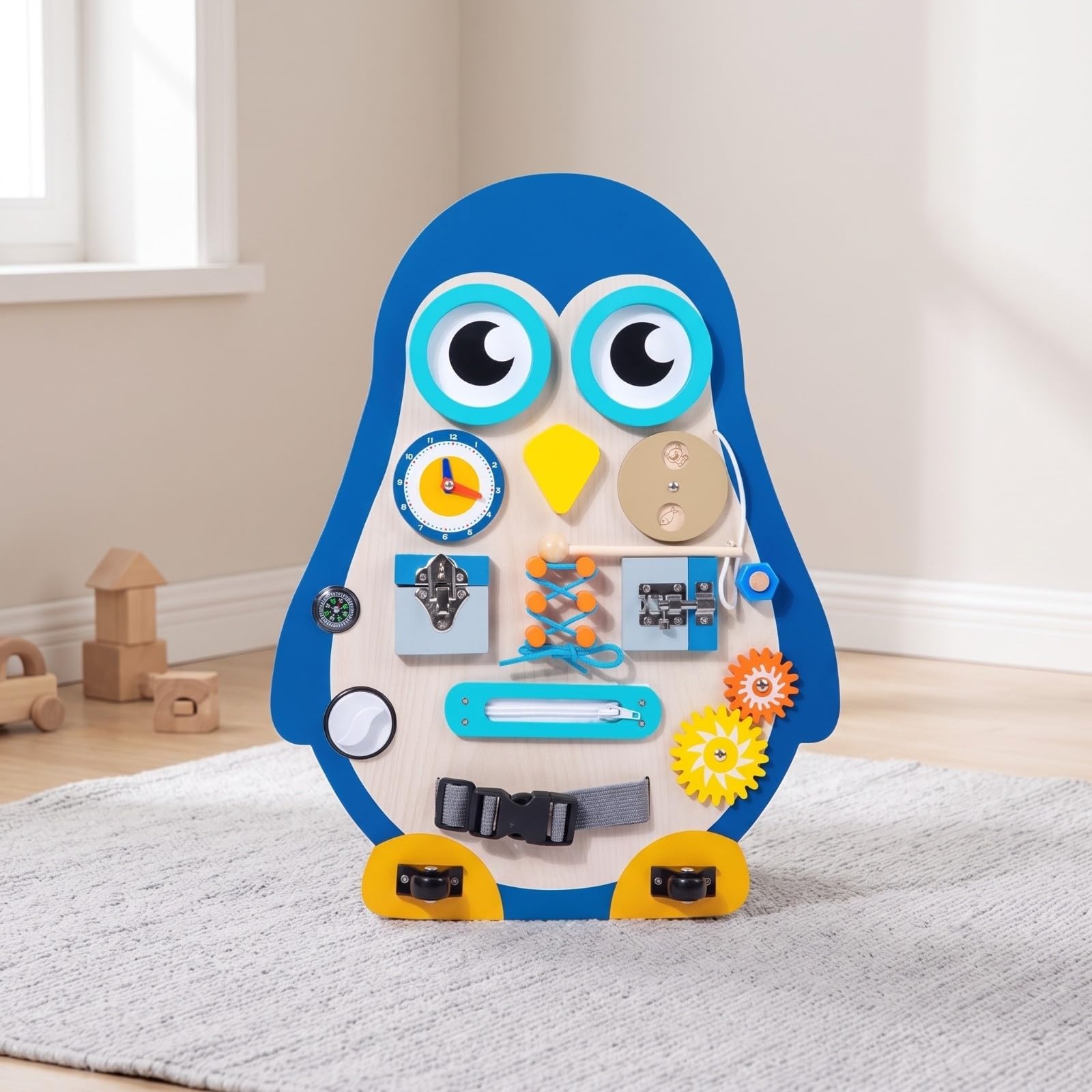 Tavolo Multiattività Didattico | Tavola Sensoriale educativo, Multifunzionale, Pannello Sensoriale Bambini educativi, per Asilo, Area Giochi, Neonati