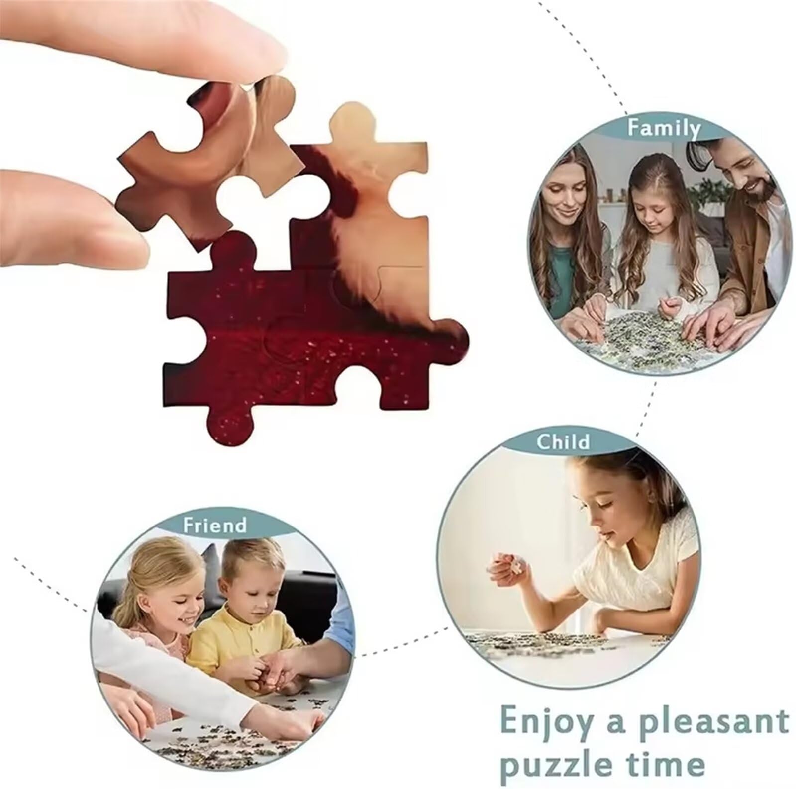 Puzzle 1000 sztuk dla dorosłych, puzzle do samodzielnego wykonania, puzzle stymulujące zabawki edukacyjne wystrój domu (zachód słońca gitara wodospad)