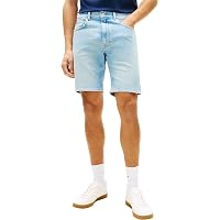 Tommy Hilfiger Denton Short Heron Blue MW0MW42625 Pantaloncini da Uomo con 5 Tasche