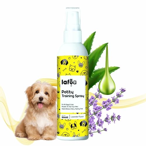 Dog Repellent Spray for Outdoor Use 200ml | Dog Pee & Poop Deterrent Spray for Home Gates, Walls, Gardens, Cars & Boundaries | Prevent Dog Urine, Feces & Scratching | Levender & Lemongrass Flavour