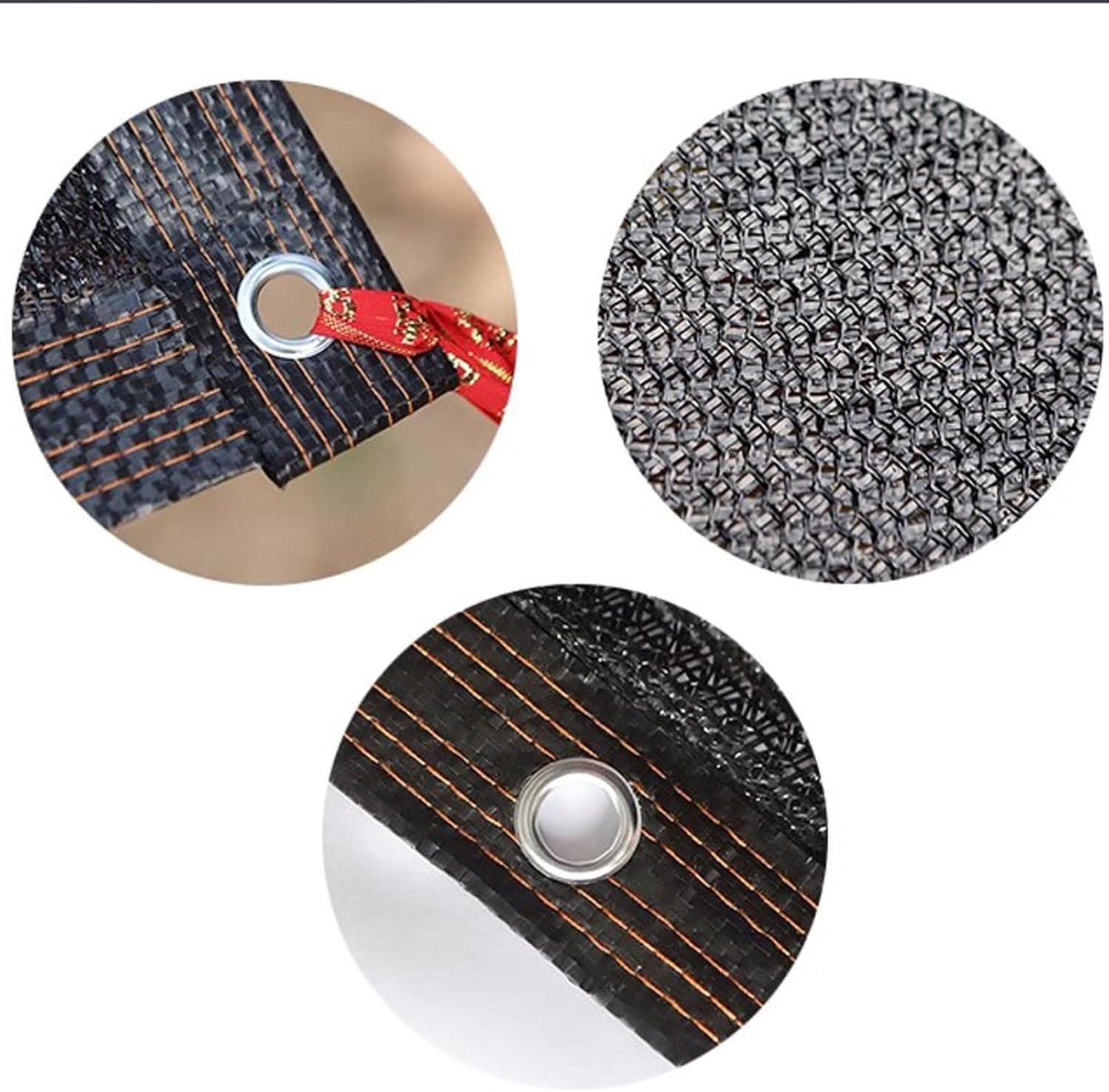 8x8m UV Resistant Shade Netting - Heavy Duty Garden Plant Shade Cloth with Reinforced Grommets for Patio, Greenhouse, Poultry, and Outdoor Use - Protects from Sunlight