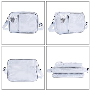 Amazon.co.jp: [NOTAG] ショルダーバッグ 透明 帯電防止
