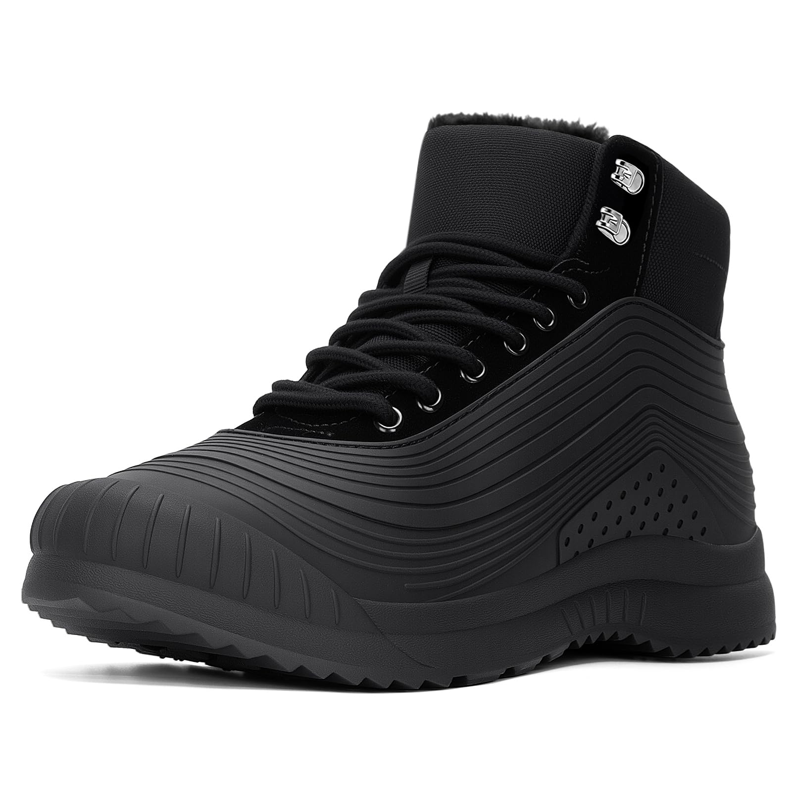 Snow Boots for Women Waterproof Shoes Ankle Fur Lined Booties Warm Insulated Winter Lightweight Shoes