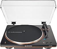 Audio-Technica AT-LP70XBT Fully Automatic Wireless Belt-Drive Turntable with Bluetooth & aptX Adaptive - Black/Bronze