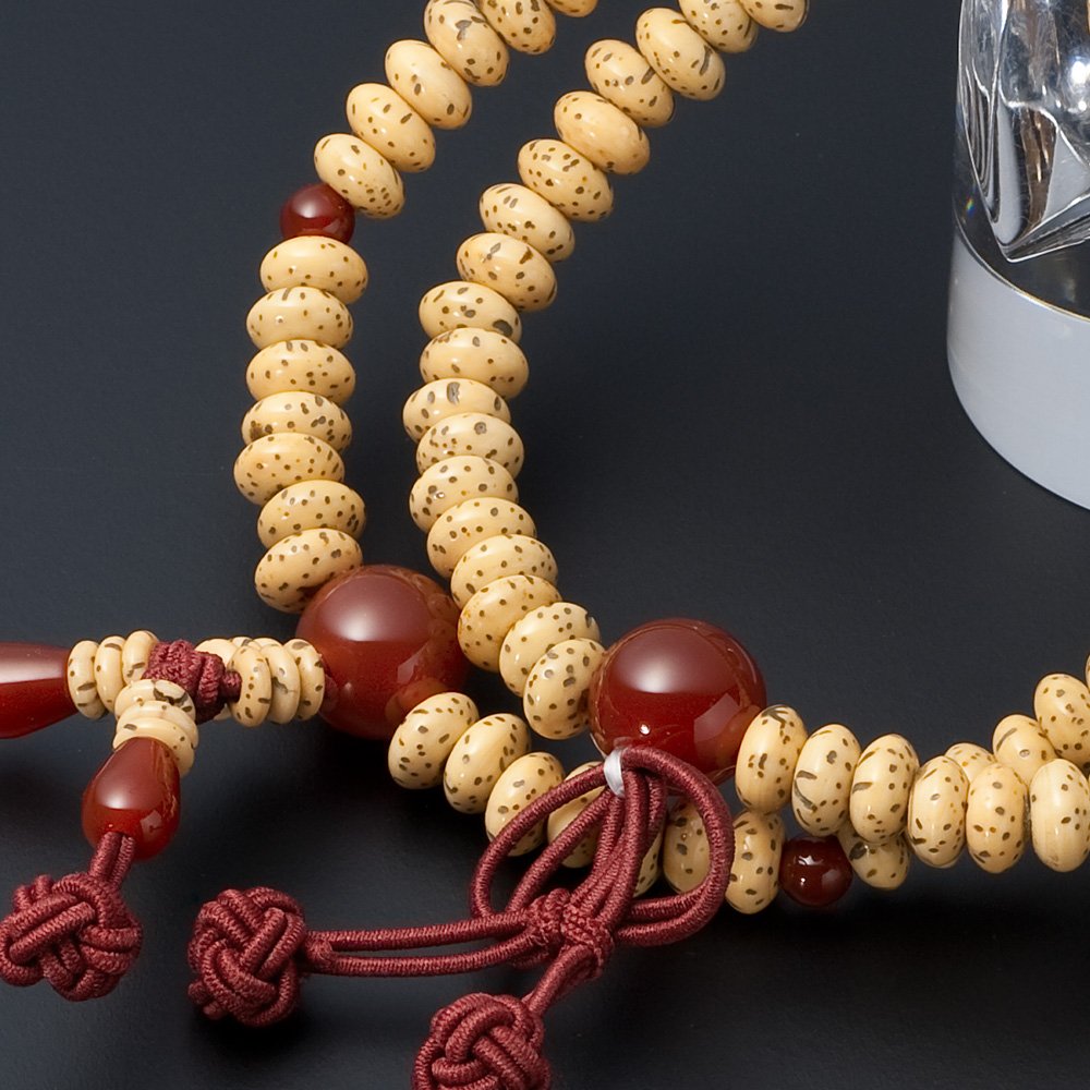 Amazon｜仏壇屋 滝田商店 特選腕輪念珠 108珠 浄土真宗用 星月菩提樹