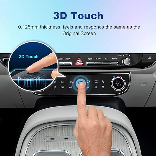 Miniatura 24 de Protector de pantalla Palisade 2020 2021 2022 para Hyundai Palisade (SEL/Limited/Caligrafía) Pantalla táctil de 10.25 pulgadas, vidrio templado 9H