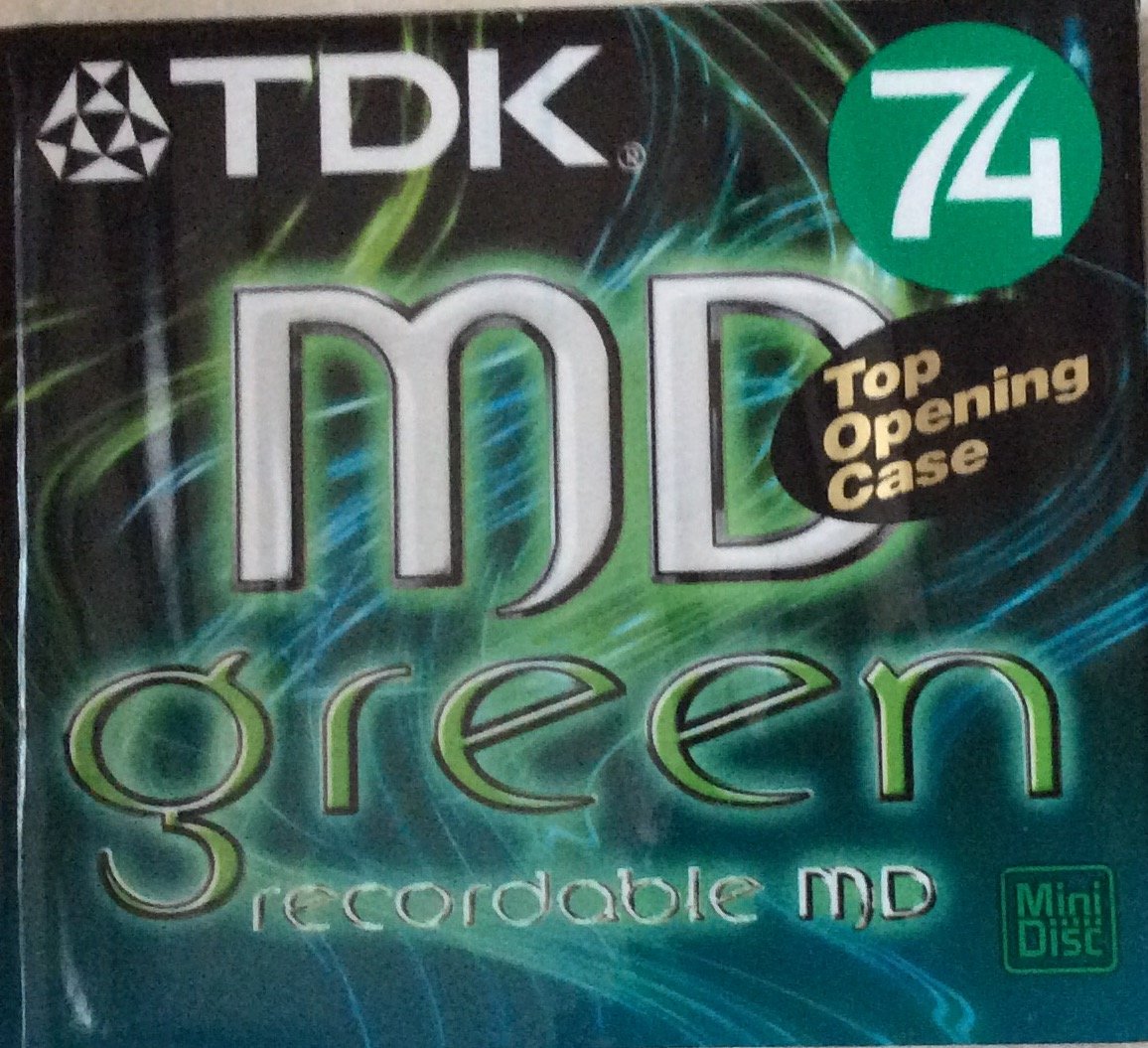 TDK Minidisc Verde 74 MIN