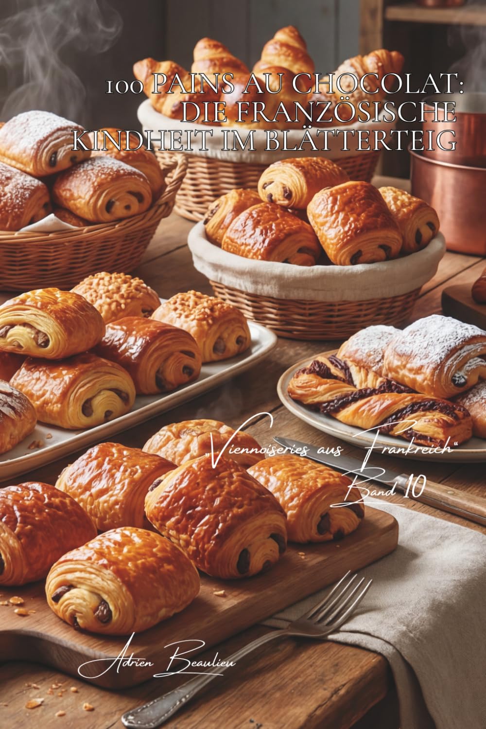 100 Pains au Chocolat: Die französische Kindheit im Blätterteig: Zartbitter, Vollmilch, Praliné... das Gebäck, das die Seele tröstet (Serie Backkunst ... „Viennoiseries aus Frankreich“ (6 Bücher))