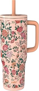 Zak Designs Bridgerton 30 oz Spill-Proof Insulated Stainless Steel Tumbler