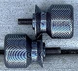 i5 Carbon Swingarm Spools Sliders for Yamaha YZF R6 R6S R1 1998-2016.