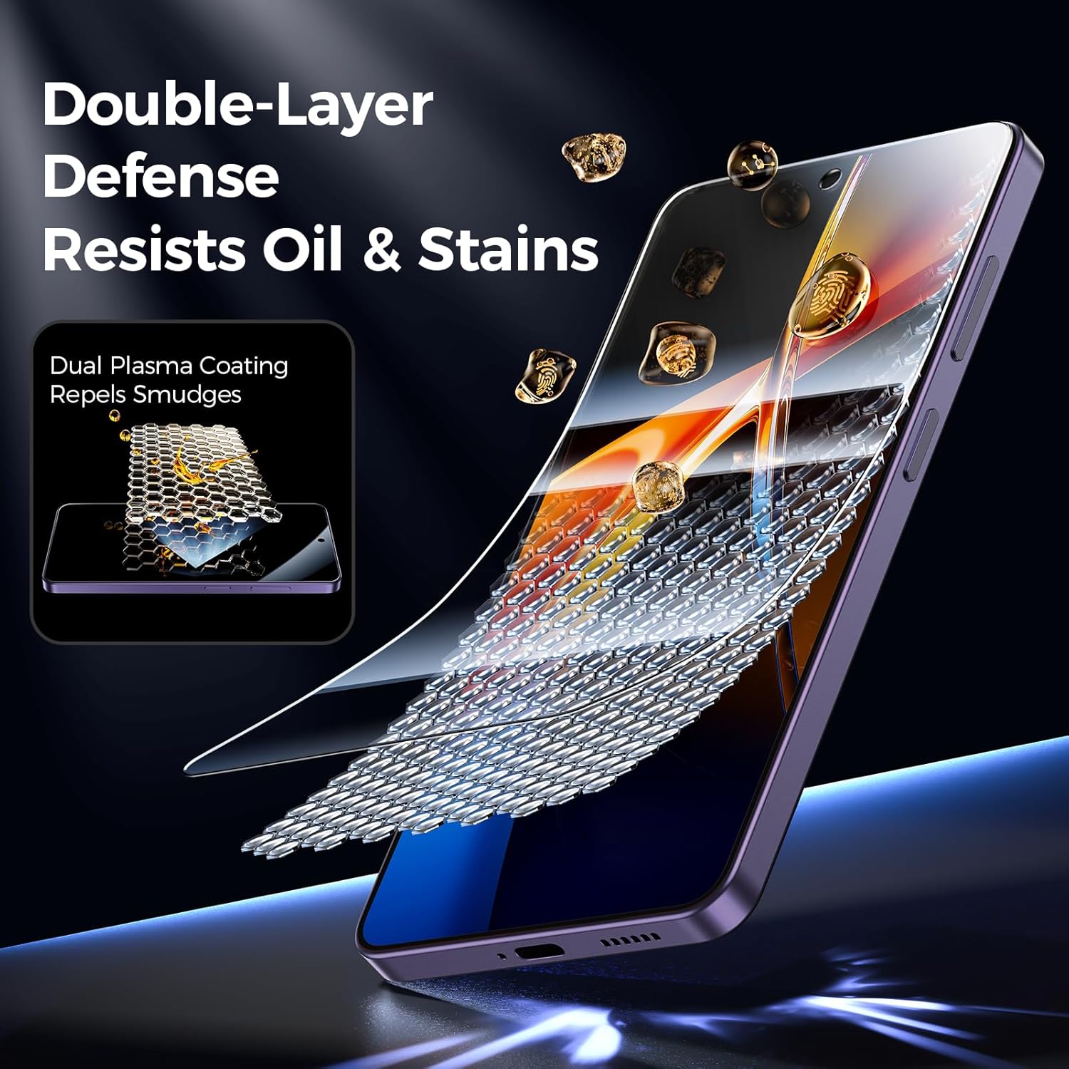 LK 3 Pack for Top 9H+ Samsung Galaxy S26 Ultra Screen Protector, 12FT Military Grade Shatterproof Tempered Glass Screen Protector S26 Ultra with Easy Install Frame, 0 Bubble, Fingerprint Unlock - Image 5